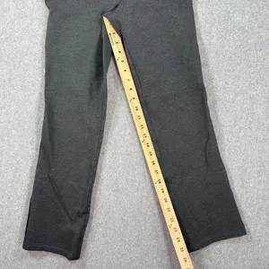 Quince Ponte Straight Leg Pant Women's X-Small Petite Charcoal Gray Pull On thumbnail 3