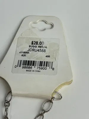 Liz Claiborne Villager Flowers Beaded Necklace thumbnail 5