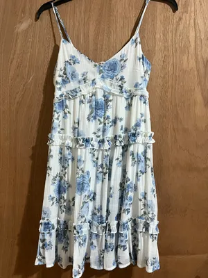 Francesca's Floral Dress thumbnail 1