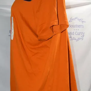 Ava & Viv Women's V-Neck Short Sleeve T-Shirt 4X Cotton Rust Orange thumbnail 7