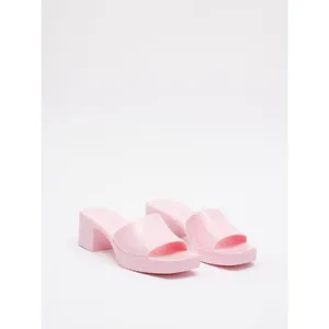 Steve Madden Harlin Block Heeled‎ Sandal in Pink Size 8 thumbnail 9