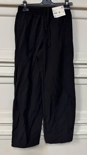 Uniqlo Women’s Geared Pants Black XS New Wide Leg thumbnail 1