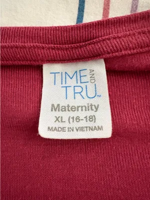Time & Tru Maternity size XL long sleeve top thumbnail 6