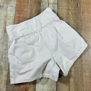 We the Free People Fleur Denim Shorts 26 Bright Lights Cream High Rise Boho thumbnail 6