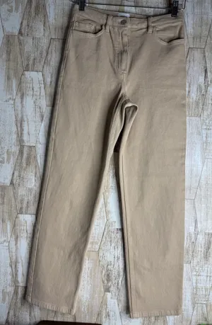 Wilfred Free Aritzia Tan High Waisted Straight Leg Pants‎ Size 4 thumbnail 1