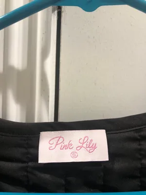 Pink lily quilted vest thumbnail 2