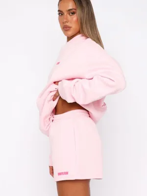 White Fox Boutique Pink Sugar Athletic Shorts thumbnail 4