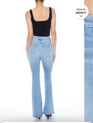 Forever 21 Curvy Flare Jeans thumbnail 3