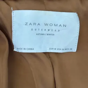 Zara Curly Faux Fur Coat Size‎ M Brown Teddy Jacket Maximalism Shearling thumbnail 9