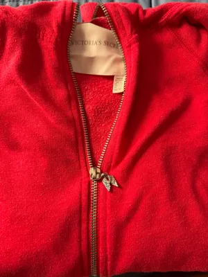 Victoria's Secret Sequin Wing Angel Sweatshirt zip-up thumbnail 3