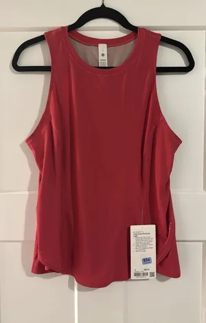 Lululemon Size 10 Fold Over Running Tank thumbnail 1