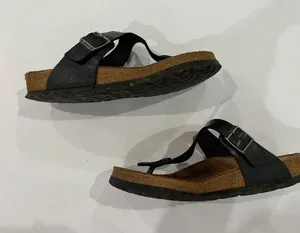 Birkenstock Gizeh Birko Flor Sandals Black Licorice Women’s US 5-5.5 36 thumbnail 1