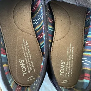 Toms Womens Classics Canvas Alpargata Slip-Ons 10002472 Black On Black sz W9 thumbnail 4