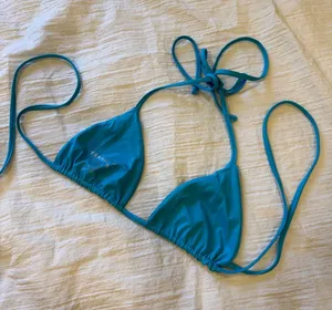 Frankie's Bikinis Nick Triangle String Bikini Top thumbnail 1