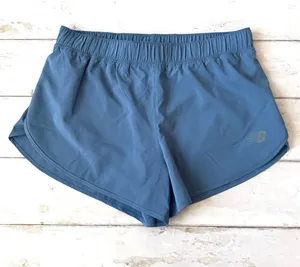 New Balance S/M Womens Blue Rhnning Athletic Shorts Quick Dry Size Small thumbnail 1