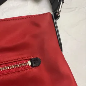DKNY Gia Red with Black Strap Nylon Crossbody bag thumbnail 10