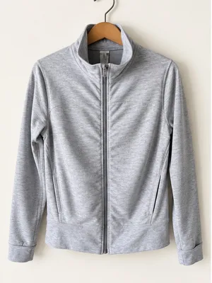 Lululemon Gather Up Jacket Heathered Power Grey Sea Salt Full Zip Athletic Yoga thumbnail 5