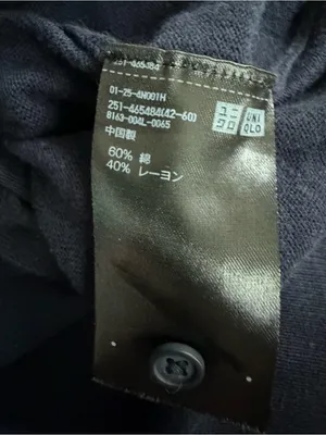 Uniqlo Dark Navy Knit Sweater thumbnail 4