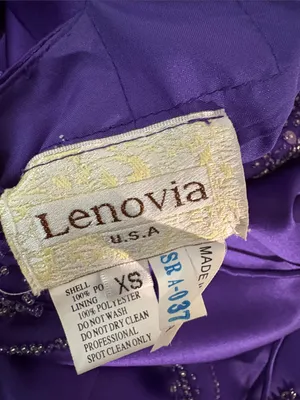 Y2k beaded mermaid dress in royal purple satin thumbnail 4