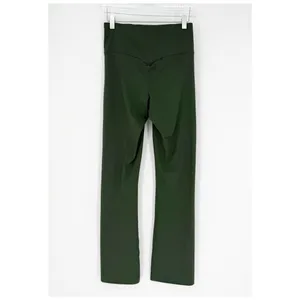 NWT Yitty High Rise Flared Active‎ Leggings Women's Size S Green Gym Girl thumbnail 3