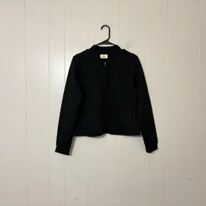 Marine Layer Corbet Quilted Bomber Jacket Black Size M Lightweight Zip Up thumbnail 4