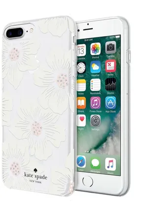 Kate Spade New York Hardshell Case Hollyhock Floral Detail iPhone 8/7/6s/6 PLUS thumbnail 2