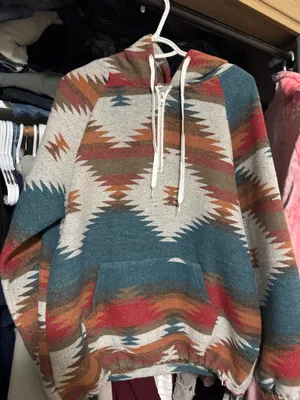 Large Aztec Quarter Zip Multiple thumbnail 1