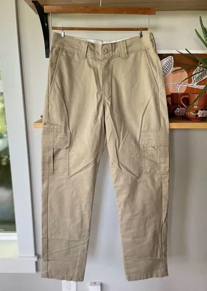 Dickies Flex Slim Straight Cargo Workwear Khaki Pants Size 31 x 32 thumbnail 14