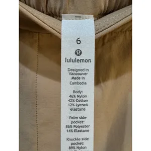 Lululemon Your True Trouser HR Pant NWT Size 6 Khaki High Rise Athlesiure thumbnail 5