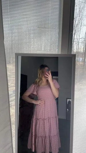 SheIn Ruffle Hem Swiss Dress thumbnail 8
