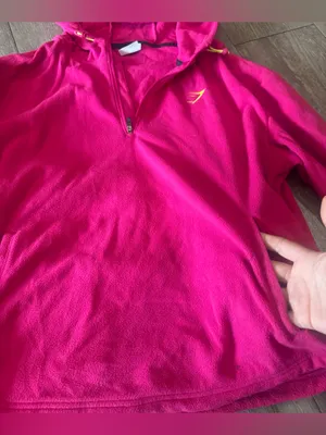 Gymshark Bright Pink Half-Zip Hooded Fleece thumbnail 9