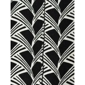 Anthropologie Maeve The Margot Kick Flare Geometric B&W Pants size XS thumbnail 6