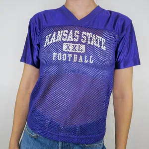 Vintage 90s Kansas State Purple Football Jersey thumbnail 1