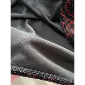 Notations Black Velvet With Red Paisley Top Whimsygoth Dark Romantic Witchy thumbnail 10