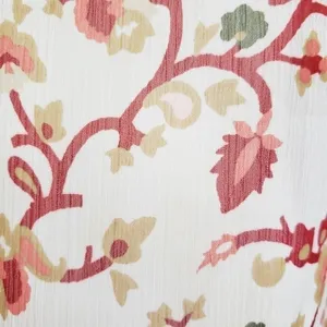 Old Navy Medium White Floral Boho Peasant Top Split Neck Geometric Border Print thumbnail 4