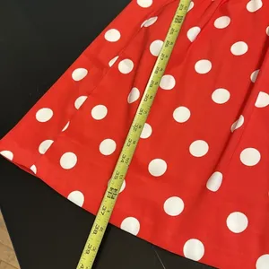 Dressbarn Red White Polka‎ Dot Dress Sleeveless Fit Flare Pockets Retro Size 4 thumbnail 3