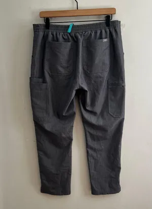 FIGS - Yola Skinny Scrub Pants Graphite Medical Nurse Doctor Petite thumbnail 4
