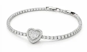 Stainless Steel Heart Bracelet –Silver Silver thumbnail 1
