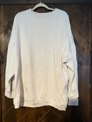 Aerie Crewneck Sweatshirt Oversized thumbnail 1