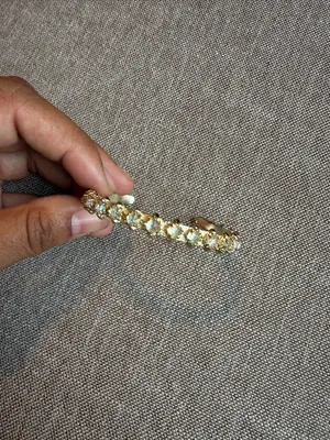 Kendra Scott Keziah Golden Obsidian Vintage Gold Cuff Bracelet thumbnail 3