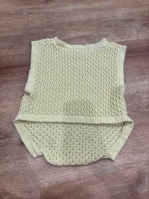 Gilded Intent yellow crochet top  thumbnail 3