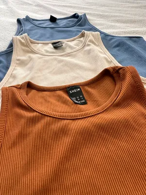 3  Ribbed Crop Tanks thumbnail 2