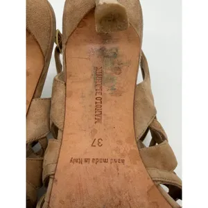 Manolo Blahnik Strappy‎ Heel Sandals Women 6 Y2K Cage Slingback Stiletto Heel thumbnail 10