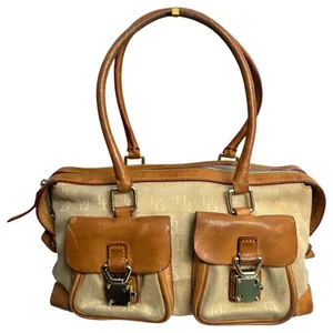 Dooney & Bourke Vintage Top Handle Logo Purse Multi Pocket thumbnail 1