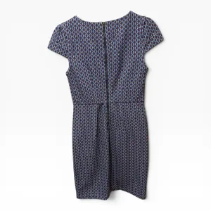 Darling Geometric Diamond Print Sheath Dress Womens‎ Small Blue Red Excellent thumbnail 5