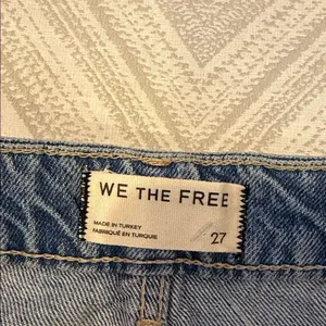 We The Free by Free People Wynne Denim Skirt Size 27 Light Indigo A-Line thumbnail 5
