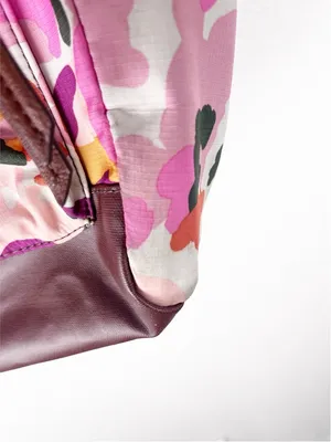 FOSSIL Jenna Floral Double Shoulder Straps Canvas Tote Bag thumbnail 4