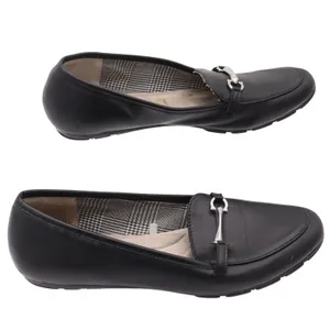 Cliffs by White Mountain Loafers Womens 8.5 M Glowing Black Horsebit Excellent thumbnail 2