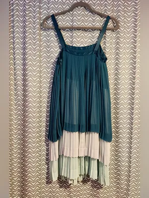 Anthropologie / Girls from Savoy | "Bayan" Pleated Midi Dress, size 4 thumbnail 4