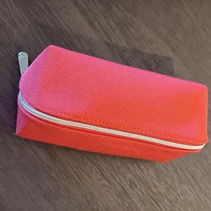 Christian Dior NWOT Coral Canvas Travel Cosmetic Vanity Case Makeup Jewelry Organizer D…‎ thumbnail 11